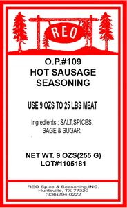 OP #109 Sausage Seasoning (Spicy)