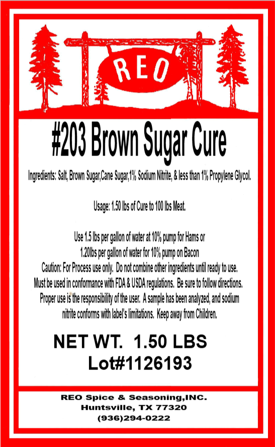 #203 Brown Sugar Cure