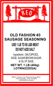 Old Fashion #3 Sausage Seasoning