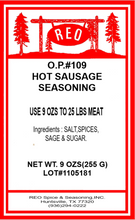 Load image into Gallery viewer, OP #109 Sausage Seasoning (Spicy)
